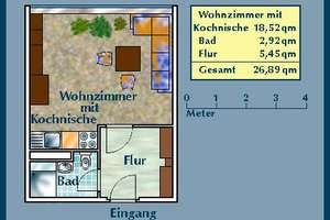 1-Zimmer-Single-Wohnung zu mieten! – Dürerstr. 57, 1307 Johannstadt-Süd, Dresden – Vorschaubild 2