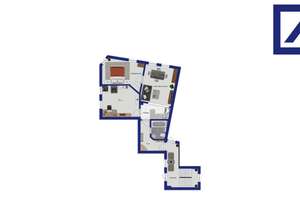 Vermietete 3-Zimmer-Altbauwohnung im beliebten Nürnberger Szeneviertel Gostenhof – Die vollständige Adresse der Immobilie erhältst du vom Anbieter., 90429 Gostenhof, Nürnberg – Vorschaubild 6