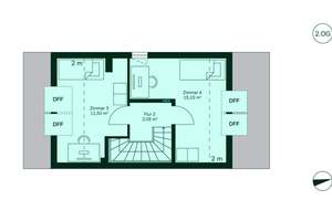 Reihenendhaus mit großem Grundstück auf drei Geschossen mit zwei Bädern – Am Künstlerbogen 16, 4349 Plaußig-Portitz, Leipzig – Vorschaubild 14