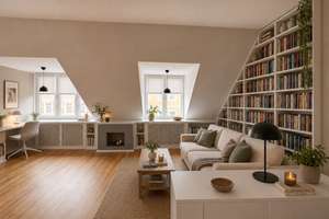 Denkmal trifft Dachgeschoss: Vermietete 3-Zimmer-Wohnung mit Loggia