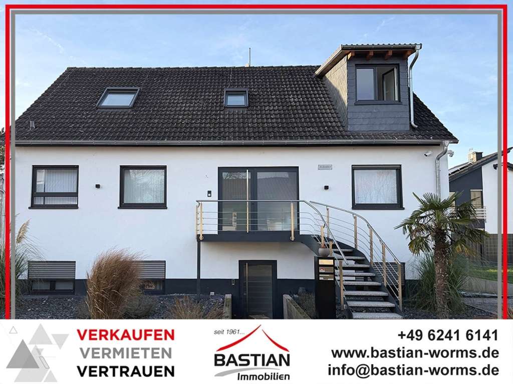 Immobilie in Dienheim - Super Kombi: Eigennutzung und Miete generieren! Modernisiertes 3FH mit Garten in Dienheim! - Bild 0