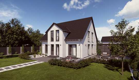 Bild von Modernes Einfamilienhaus mit Satteldacherker
