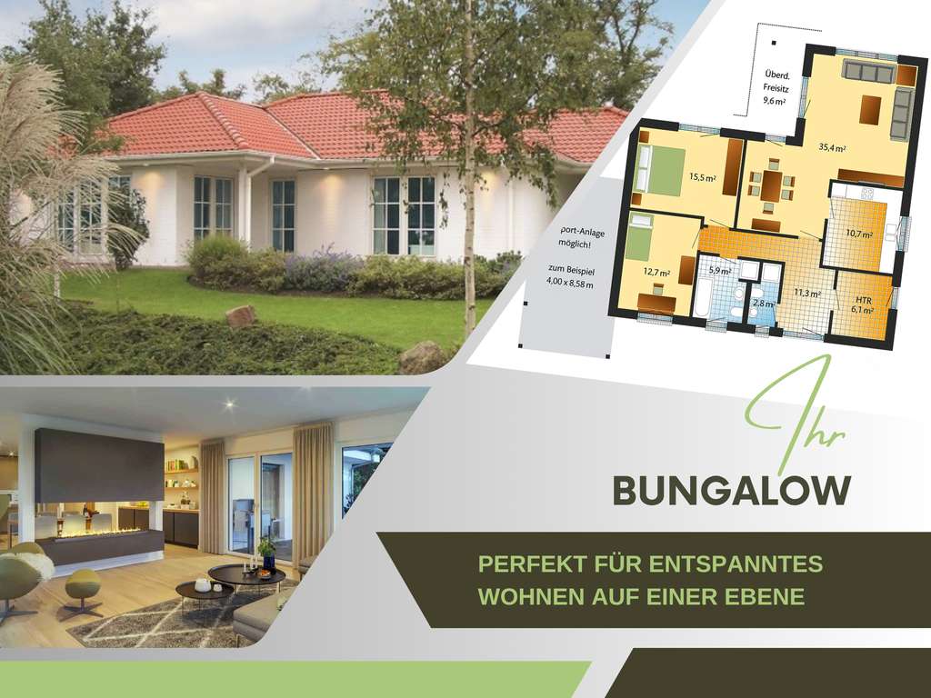 Immobilie in Arenshausen - Wohnen ohne Treppen: Exklusiver Bungalow für jede Lebensphase. - Bild 0