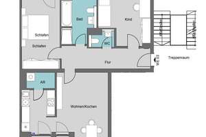 Neubauwohnung mit Balkon: Moderne 3-Zimmer im Zentrum-Ost – Kreuzstraße 25, 4103 Zentrum-Ost, Leipzig – Vorschaubild 12