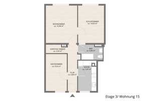 Exklusive 3-Zimmer-Wohnung mit Balkon und EBK in Stuttgart – Silberburgstraße 36, 70176 Stuttgart – Vorschaubild 1