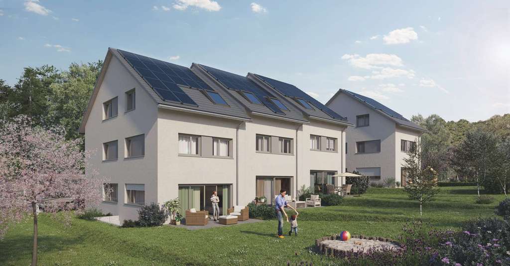 Immobilie in Schlier - NEUBAU Reiheneckhaus mit großem Garten in Fenken - Bild 0