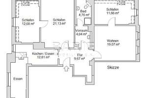 MIT EINBAUKÜCHE - 4 Zimmer Wohnung in Dresden Löbtau – Kesselsdorfer Str. 45, 1159 Naußlitz, Dresden – Vorschaubild 15