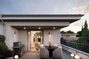 Neubau-Highlight: Stilvolle 3-Zimmer-Wohnung mit Dachterrasse