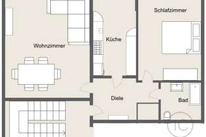 Gepflegte zwei-Zimmer-Wohnung in Longerich – Die vollständige Adresse der Immobilie erhältst du vom Anbieter., 50737 Longerich, Köln – Vorschaubild 7