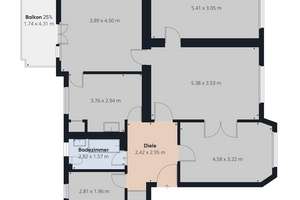 **Altbauperle** 4,5-Zimmer Wohnung in Dahlem **Sanierungsbedürftig** – Breitenbachplatz 11, 14195 Dahlem, Berlin – Vorschaubild 12