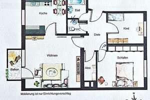 Gelegenheit in München-Berg am Laim ! Sehr schöne 3-Zi-Wohnung im Rückgebäude mit Balkon – Kreillerstraße 19, 81673 Josephsburg, München – Vorschaubild 6