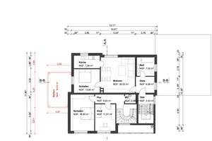 Großzügiges Dreifamilienhaus mit 2 vermieteten Einheiten und sofort bezugsfreier Maisonette-Wohnung! – Einhauser Straße 29, 93138 Lappersdorf – Vorschaubild 54