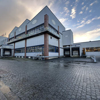 Lebensmittelproduktionsfläche mit Büro-/Sozialflächen und Kühllager