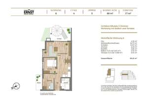 Lichtdurchflutete 3-Zimmer-Wohnung mit Balkon und Terrasse – 79104 Herdern-Süd, Freiburg im Breisgau – Vorschaubild 5