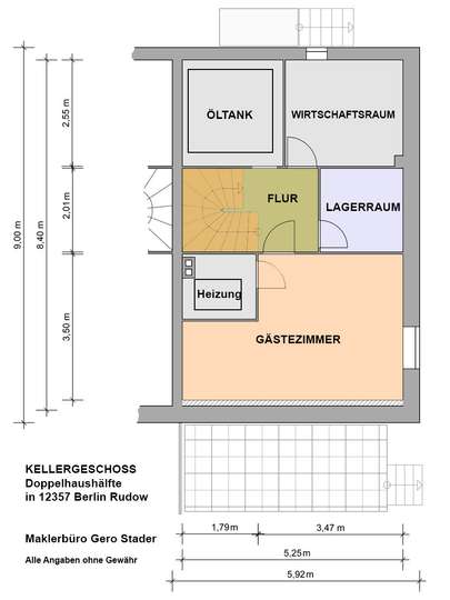 Gepflegte Doppelhaushälfte im Rudower Blumenviertel - Bild 32