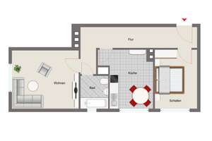 Renovierungsbedürftige 2-Zimmer-Wohnung mit Balkon – Die vollständige Adresse der Immobilie erhältst du vom Anbieter., 80686 Friedenheim, München – Vorschaubild 22