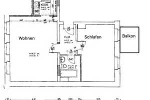 2-Raum • modernes Laminat • Bad mit Wanne • Haus mit Aufzug • Stellplatz • Küche ohne Fenster – Chemnitz – Vorschaubild 5