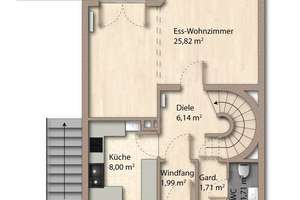 Zeitloses Design – Praktisches Reihenendhaus – Die vollständige Adresse der Immobilie erhältst du vom Anbieter., 23843 Bad Oldesloe – Vorschaubild 16