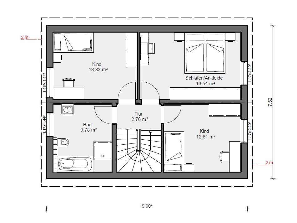 Obergeschoss-Beispiel-Grundris