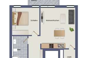 2-Zimmer-Neubauwohnung in beliebter Lage von HH-Meiendorf – Die vollständige Adresse der Immobilie erhältst du vom Anbieter., 22145 Rahlstedt, Hamburg – Vorschaubild 18
