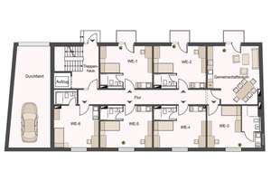Neuwertige Studentenwohnung als Kapitalanlage in der Alten Lübecker Chaussee – Die vollständige Adresse der Immobilie erhältst du vom Anbieter., 24113 Gaarden-Süd und Kronsburg, Kiel – Vorschaubild 5