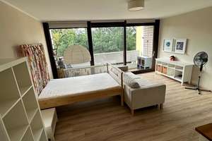 Vollständig möblierte 1 Zimmer Wohnung mit Balkon in Kostheim – Steinern Str. 44, 55246 Mainz-Kostheim, Wiesbaden – Vorschaubild 3