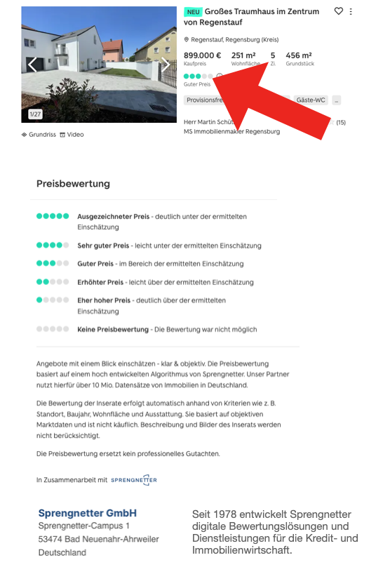 Immobilie in Regenstauf - Saniertes und sehr großes EFH im Zentrum von Regenstauf - Bild 3