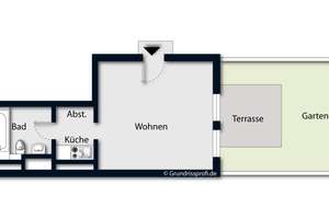 Attraktive 1-Zi.Whg. mit Terrasse und Garten in München-Giesing/Harlaching – Die vollständige Adresse der Immobilie erhältst du vom Anbieter., 81547 Giesing, München – Vorschaubild 8