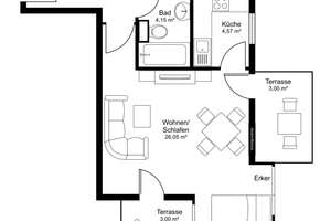 Wunderschöne und helle Gartenwohnung in Untermenzing. – Die vollständige Adresse der Immobilie erhältst du vom Anbieter., 80999 Untermenzing, München – Vorschaubild 9