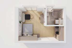 Studierende, Eigennutzer & Kapitalanleger aufgepasst!  Vollmöblierte Neubau-Apartments in Münster – 48165 Berg Fidel, Münster – Vorschaubild 10