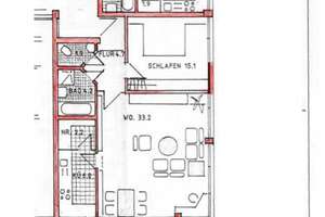 Großzügig geschnittene 2 Zi.-Wohnung  in zentraler Lage von Stuttgart-Feuerbach – Die vollständige Adresse der Immobilie erhältst du vom Anbieter., 70469 Feuerbacher Tal, Stuttgart – Vorschaubild 9