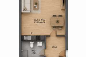 Kreuzviertel! Modernisierte 2-Zi.-Whg. mit Dachterrasse und Stellplatz – Die vollständige Adresse der Immobilie erhältst du vom Anbieter., 48147 Kreuz, Münster – Vorschaubild 7