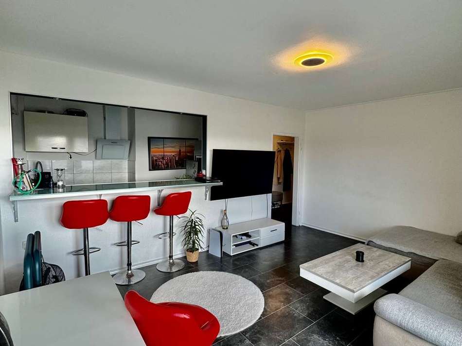 Wohnzimmer:Küche