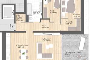 KfW-40 Penthouse am Kaßberg – 100.000 € KfW-Darlehen ab 0,01 % möglich – Kaßbergstraße 14, 9112 Kaßberg, Chemnitz – Vorschaubild 2
