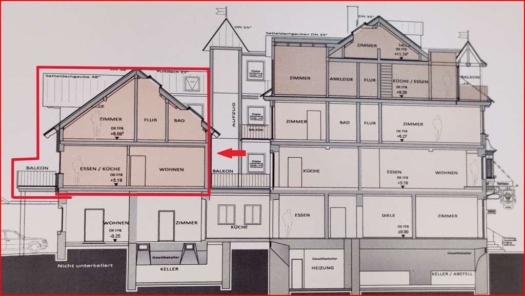 Immobilie in Oberwolfach - Maisonetten-Stadtwohnung - Modern & Vollsaniert - Bild 3