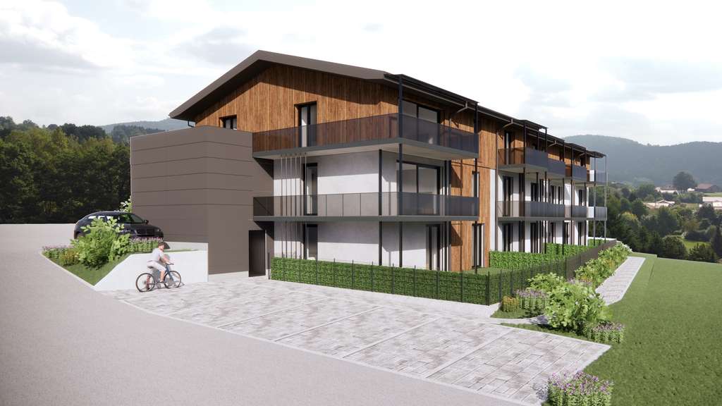 Immobilie in Böbrach - SONNIGE 2-ZIMMER-TERRASSENWOHNUNG IN AUSSICHTSLAGE IN BÖBRACHER NEUBAU - Bild 4