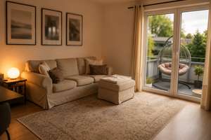Moderne 2,5-Zimmer-Wohnung mit Süd-Balkon, Einbauküche & Fußbodenheizung in Hamburg-Horn