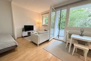 Bezugsfreies und möbliertes 1 Zimmer Apartment mit Balkon in Berlin-Kreuzberg - Provisionsfrei – Johanniterstr. 30, 10961 Kreuzberg, Berlin – Vorschaubild 3
