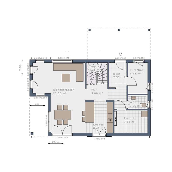 Grundriss Erdgeschoss