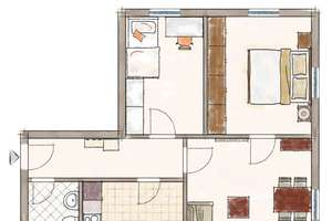 "Hidden Gem" in Erlangens Bestlage: Neuwertige 3-Zimmer-Oase mit Maßküche & Home-Office-Setup! – Die vollständige Adresse der Immobilie erhältst du vom Anbieter., 91052 Rathausplatz, Erlangen – Vorschaubild 12