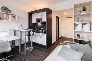 Komplett möbliertes, modernes Studentenapartment  im Herzen Münsters (20 m²) – Geiststraße 2, 48151 Josef, Münster – Vorschaubild 2