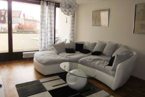 Schöne möblierte 2 Zimmer Wohnung in Augsburg, Innenstadt, gr. Balkon Provisionsfrei, Barrierefrei – Die vollständige Adresse der Immobilie erhältst du vom Anbieter., 86152 Jakobervorstadt-Nord, Augsburg – Vorschaubild 3