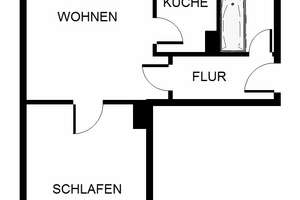 Preiswerte und ansprechende 2-Zimmer-Wohnung – Schmidtstr. 6, 44793 Kruppwerke, Bochum – Vorschaubild 2