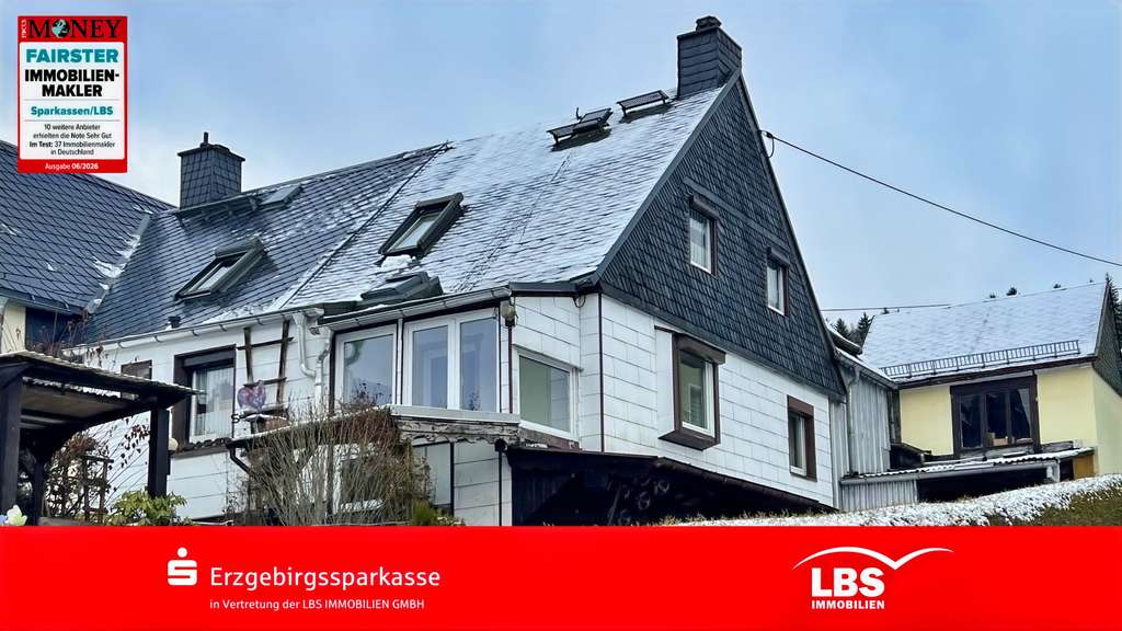 Immobilie in Grünhain-Beierfeld - Kleine Haushälfte in ruhiger Lage - Bild 0