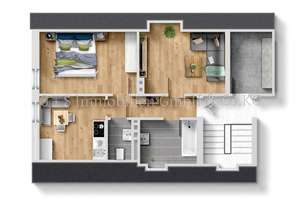 AM PARK  schicke 2-Zimmer-Wohnung mit ausbaufähiger Mansarde in ruhiger Lage in der Südstadt – Die vollständige Adresse der Immobilie erhältst du vom Anbieter., 38126 Südstadt-Rautheim-Mascherode, Braunschweig – Vorschaubild 11
