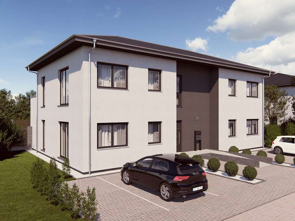 Modernes Mehrfamilienhaus