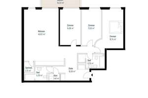 Für die ganze Familie: 4-Zimmer-Neubau-Eigentumswohnung mit Balkon in  Fuhlsbüttel ab Herbst 2026 – Erdkampsweg 39, 22335 Fuhlsbüttel, Hamburg – Vorschaubild 7
