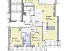 Nachmieter gesucht: Hochwertige 4-Zimmer-Maisonette-DG-Wohnung mit Terrasse in Treptow-Köpenick – 12437 Baumschulenweg, Berlin – Vorschaubild 3
