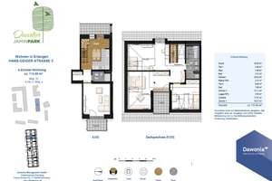 Willkommensangebot: Maisonette-Wohnung in Erlangen mit Aufzug und EBK - Erste Kaltmiete Geschenkt – Hans-Geiger-Str. 3, 91052 Rathenau, Erlangen – Vorschaubild 9