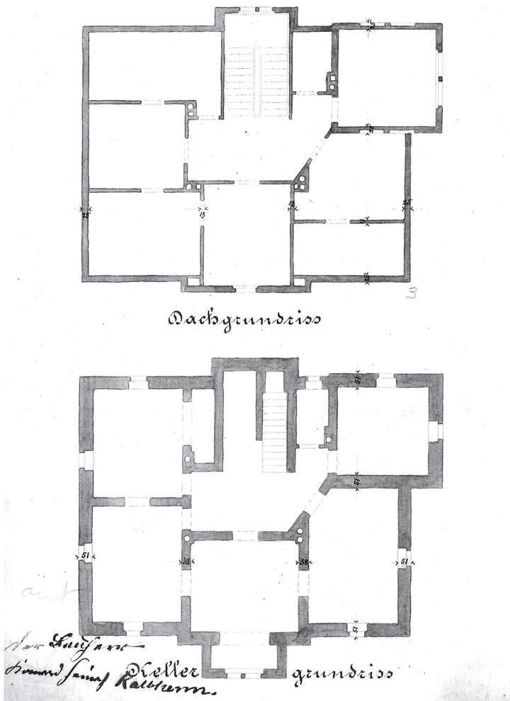 Hauptgebäude Grundriss